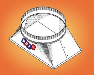 Square-to-Round-Transition metal fabrication and HVAC products from MMF Inc.