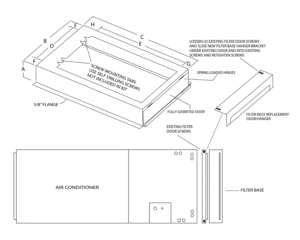 1_ & 2_ Adp Filter Bases metal fabrication and HVAC products from MMF Inc.