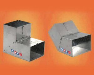 90º & 45º Downspout Elbows metal fabrication and HVAC products from MMF Inc.