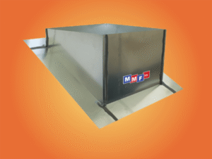 Cooler Flashing - Pitched metal fabrication and HVAC products from MMF Inc.