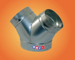 Pants Wye 45°- 45° metal fabrication and HVAC products from MMF Inc.