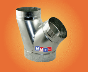 Pants Wye 90°- 45° metal fabrication and HVAC products from MMF Inc.