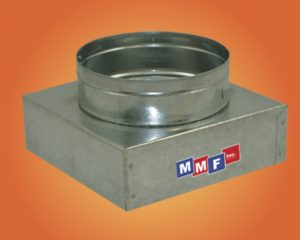 Round_Neck_Adapters metal fabrication and HVAC products from MMF Inc.