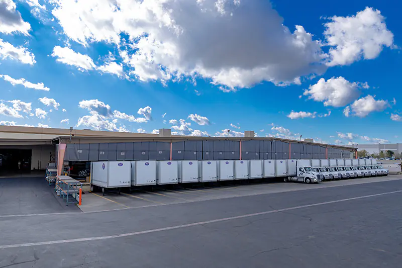 Commercial trucks used for transporting HVAC duct products and sheet metal fabrication materials